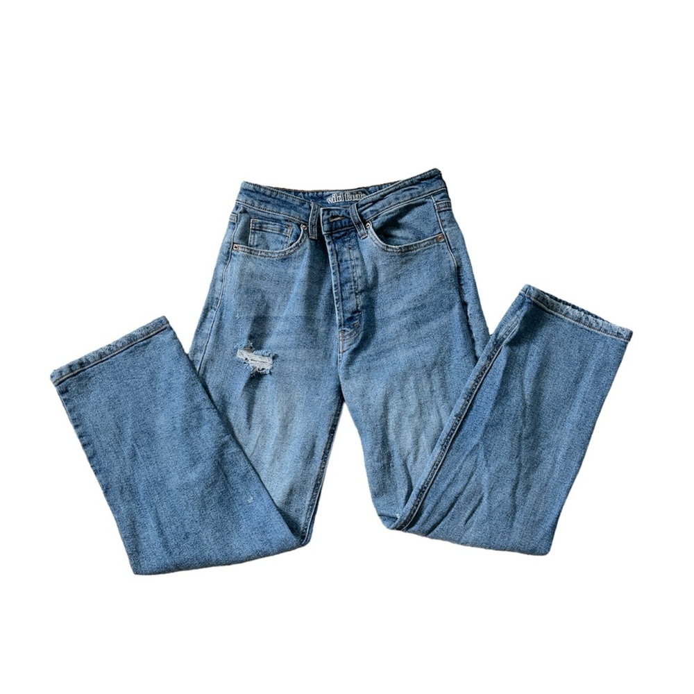 High-rise Straight Jeans Wild Fable